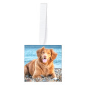 Persoonlijke huisdier foto kerstmis decoratie (Voorkant)