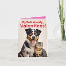 Persoonlijke huisdier foto Valentijnskaart