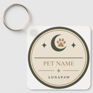 Persoonlijke huisdier-ID-tag – Aangepaste naam voo Sleutelhanger
