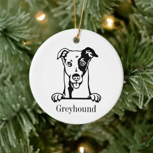 Persoonlijke huisdier ornament Italiaans Greyhound (Boom)