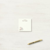 Persoonlijke huisdierenzaken post-it® notes (Op bureau)