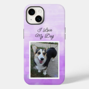 Persoonlijke huisdierfoto - Ik hou van mijn hond   Case-Mate iPhone 14 Hoesje