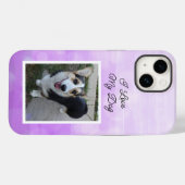 Persoonlijke huisdierfoto - Ik hou van mijn hond   Case-Mate iPhone Case (Achterkant (horizontaal))