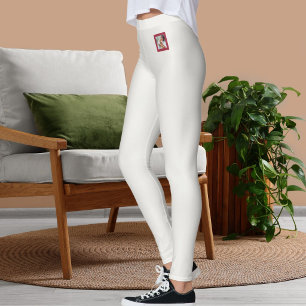 Persoonlijke huisdierfoto Kat Moeder Neutraal Donk Leggings