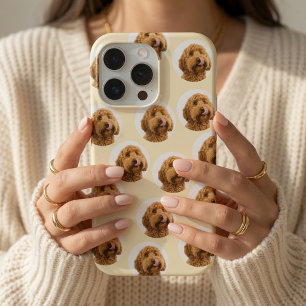 Persoonlijke huisdierfoto met op maat gemaakte hon iPhone 15 pro case