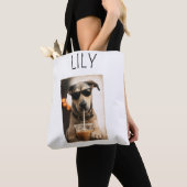 Persoonlijke huisdierfoto tote bag (Dichtbij)