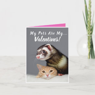 Persoonlijke huisdierfoto Valentijnsdag liefhebber Kaart