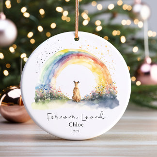 Persoonlijke huisdierherdenkingsornament, Great Da Keramisch Ornament