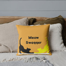Persoonlijke huisdierliefhebber Grappige kattenquo Kussen