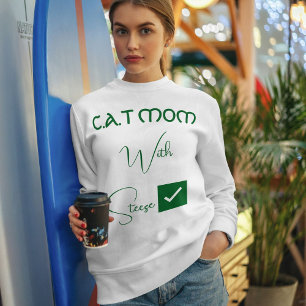 Persoonlijke huisdierliefhebber groene script grap trui