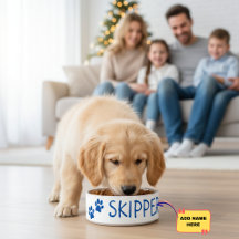 Persoonlijke huisdiernaam keramische kom: Perfect 