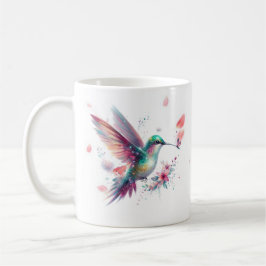 Persoonlijke Hummingbird Bloemenserviesmokkop Koffiemok