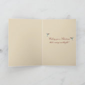 Persoonlijke Hummingbird kerstboomkaart Kaart (Binnen)