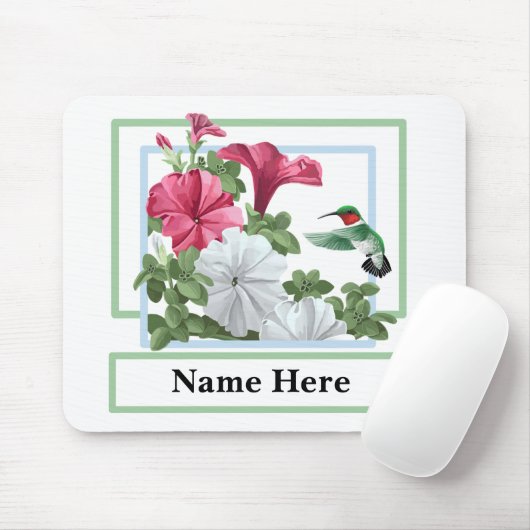 Persoonlijke Hummingbird Mouspads Muismat (Met muis)