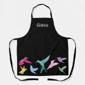 Persoonlijke Hummingbird Print Schort (Voorkant)