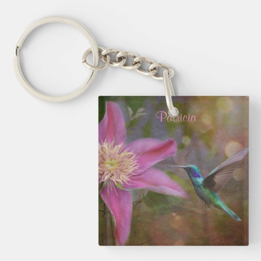 Persoonlijke Hummingbird Sleutelhanger (voorkant)