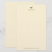 Persoonlijke Hummingbird Stationery van Ecru Anna Briefpapier (Voorkant / Achterkant)