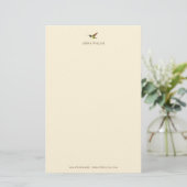 Persoonlijke Hummingbird Stationery van Ecru Anna Briefpapier (Staand voorkant)