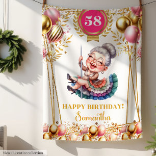 Persoonlijke Humor Deken voor Oma Verjaardag