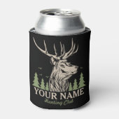 Persoonlijke Hunter Deer Elk Antler Hunting Club Blikjeskoeler (Blikje Voorkant)