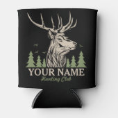 Persoonlijke Hunter Deer Elk Antler Hunting Club Blikjeskoeler (Voorkant)