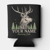 Persoonlijke Hunter Deer Elk Antler Hunting Club Blikjeskoeler (Achterkant)