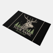 Persoonlijke Hunter Deer Elk Antler Hunting Club Deurmat (Schuin)
