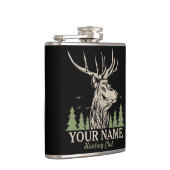 Persoonlijke Hunter Deer Elk Antler Hunting Club Heupfles (Rechts)