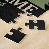 Persoonlijke Hunter Deer Elk Antler Hunting Club Legpuzzel (Zijkant)