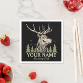 Persoonlijke Hunter Deer Elk Antler Hunting Club Servet (Insitu)