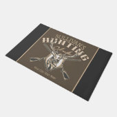 Persoonlijke Hunter NAME Deer Rifle Hunting Club Deurmat (Schuin)