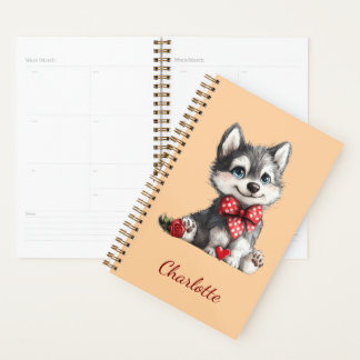 Persoonlijke Husky met eigen naam Planner