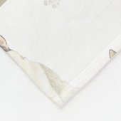 Persoonlijke Husky Roze & Wit Fleece Deken (Hoek)