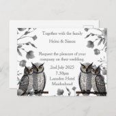 Persoonlijke Huwelijk  Aankondigingskaart (Voorkant / Achterkant)