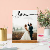 Persoonlijke huwelijks-EST.-foto Acryl Bord (Huwelijk)