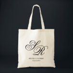 Persoonlijke huwelijks-welkomsttas met monogram en tote bag<br><div class="desc">Klik op de "Aanpassen" knop om uw initialen te VERPLAATSEN naar uw gewenste uitzicht! Bekijk zeker meer dan 100 populaire stijlen van huwelijks tassen uit de "Huwelijks Tassen" collectie in onze winkel!</div>