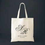 Persoonlijke huwelijks-welkomsttas met monogram in tote bag<br><div class="desc">Klik op de "Aanpassen" knop om uw initialen te VERPLAATSEN naar uw gewenste uitzicht! Bekijk zeker meer dan 100 populaire stijlen van huwelijks tassen uit de "Huwelijks Tassen" collectie in onze winkel!</div>