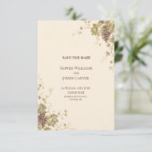Persoonlijke huwelijksaankondiging save the date (Staand voorkant)