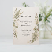 Persoonlijke huwelijksaankondiging 'Save the Date' Save The Date (Staand voorkant)