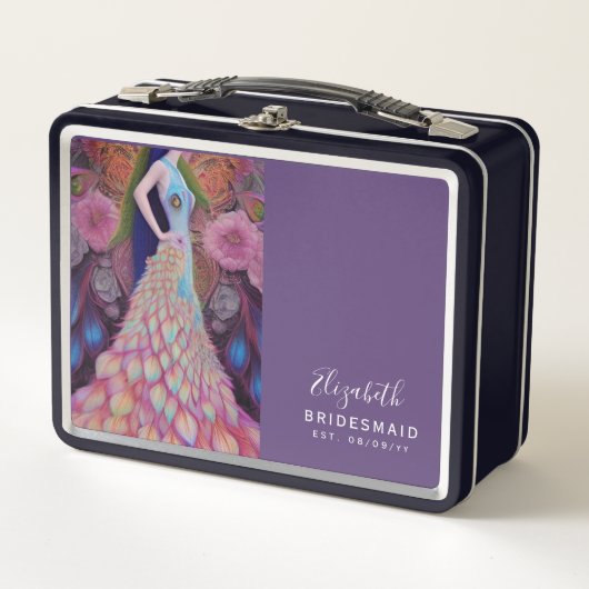 Persoonlijke huwelijksaanzoekdoos voor bruidsmeisj (Voorkant)