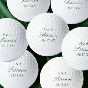 Persoonlijke huwelijksbulkcadeaus golfballen