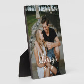 Persoonlijke huwelijkscadeaus - Op maat gemaakt ko Fotoplaat (Zijkant)