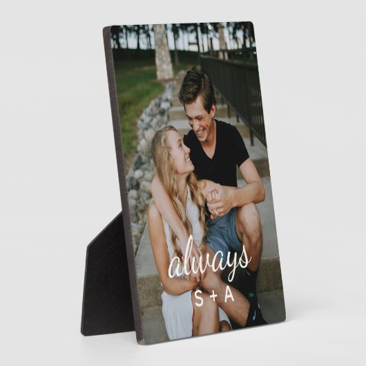 Persoonlijke huwelijkscadeaus - Op maat gemaakt ko Fotoplaat (Zijkant)
