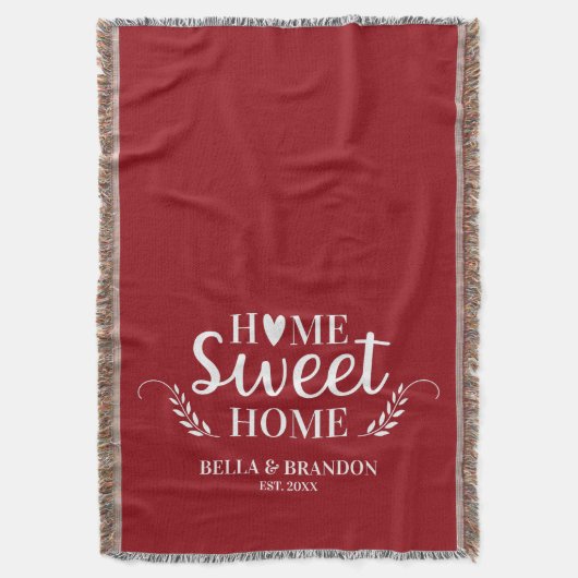 Persoonlijke huwelijksdag voor koppel deken (Voorkant Verticaal)