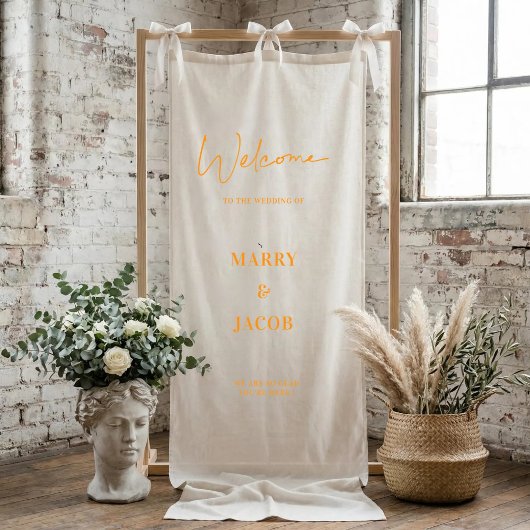 Persoonlijke huwelijksdecoratie proefbruiloft fees spandoek