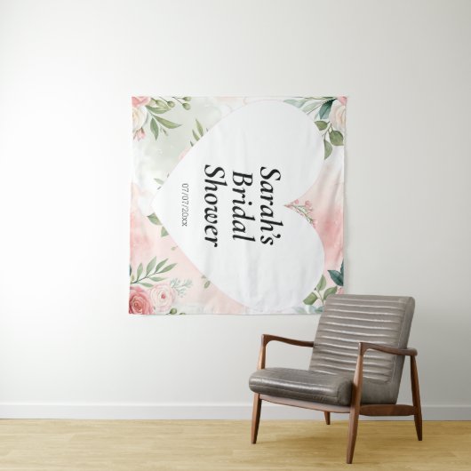 Persoonlijke huwelijksfeest muurposter wandkleed (In Situ (horizontaal))