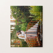 Persoonlijke huwelijksfoto legpuzzel (Verticaal)