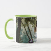 Persoonlijke huwelijksfoto met moderne kalligrafie mok (Links)