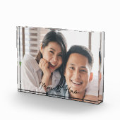 Persoonlijke huwelijksfotoblok voor meneer en mevr fotoblokken (Rechts)