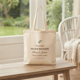 Persoonlijke huwelijksontvangsttas | Rustieke Eleg Tote Bag